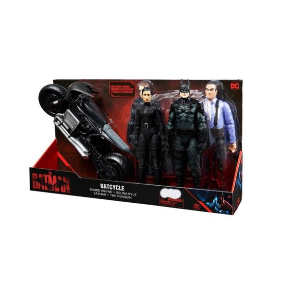 DC Comics Other - DC Comics Batman Batcycle Pack with 4 Figures (Target Exclusive)